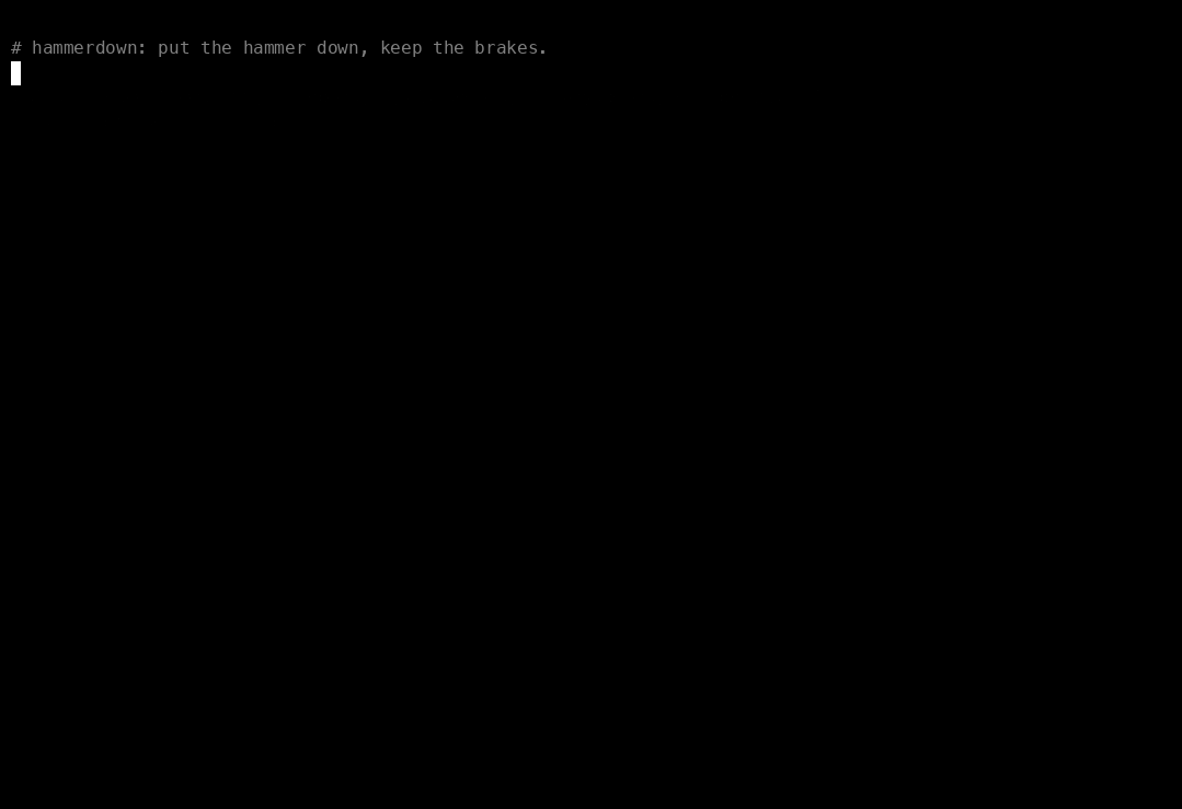 hammerdown rolling a simulated 11,000-node fleet: fail-fast stops the roll on the first bad failover, then the same command resumes it